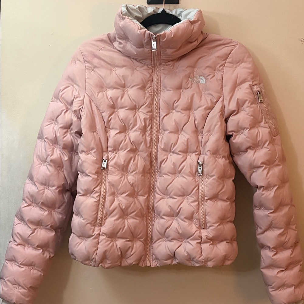 The North Face Light Pink Quilted Jacket